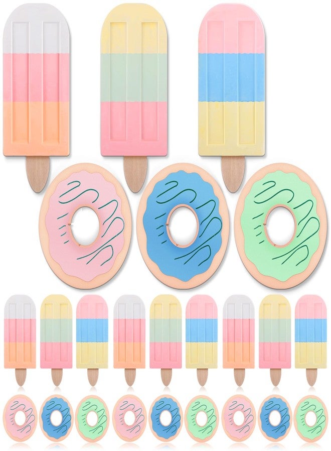 Watersay 24 Pcs Chalk Set Multicolor Dessert Party Favors Outdoor Washable Chalk for Adult Fun Summer Playground Outdoor Activities Painting on Chalkboard Blackboard(Assorted) - Image 1